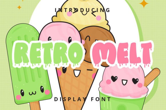 A Design Review of the Retro Melt Typeface