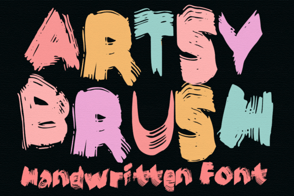 Artsy Brush: A Font for Editorial Character