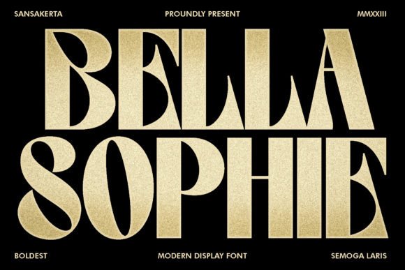 Bella Sophie: The Premium Display Font for Your Business Branding