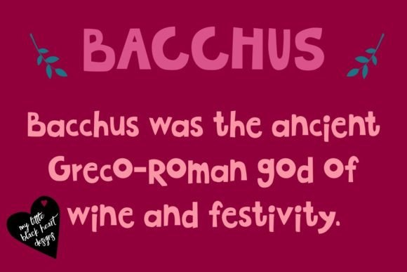 Bringing a Brand to Life with Bacchus: A Display Font Story