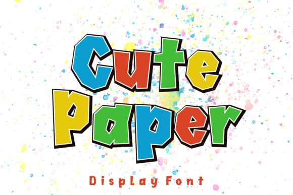 Cute Paper: The Playful Display Font Your Brand Needs