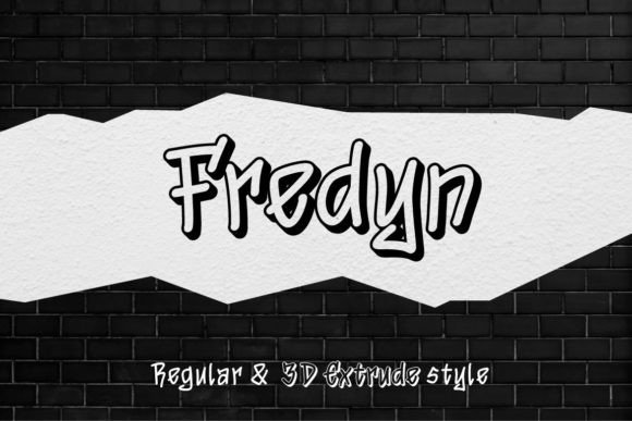 Fredyn: A Display Font Built for Visual Personality