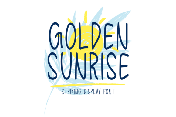 Golden Sunrise: A Font for Editorial Elegance