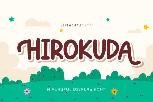 Hirokuda: A Display Font That Builds a Playful Business Brand