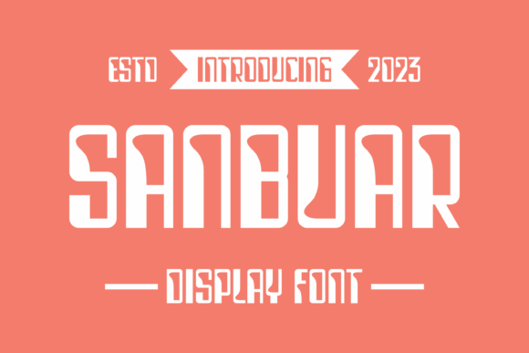 Sanbuar: A Bold Serif Font for Confident Branding