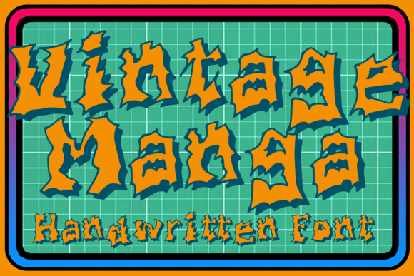 Using Vintage Manga: A Display Font for Building a Better Brand