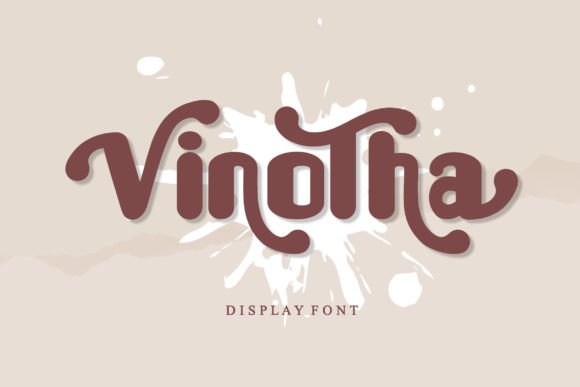 Vinotha: A Display Font Built for Modern Digital Elegance