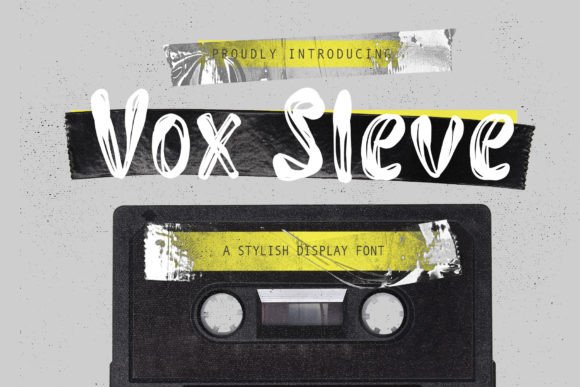Vox Sleve: A Versatile Display Font for Digital Design