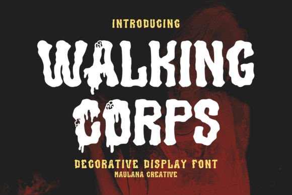 Walking Corps: A Display Font with Editorial Character